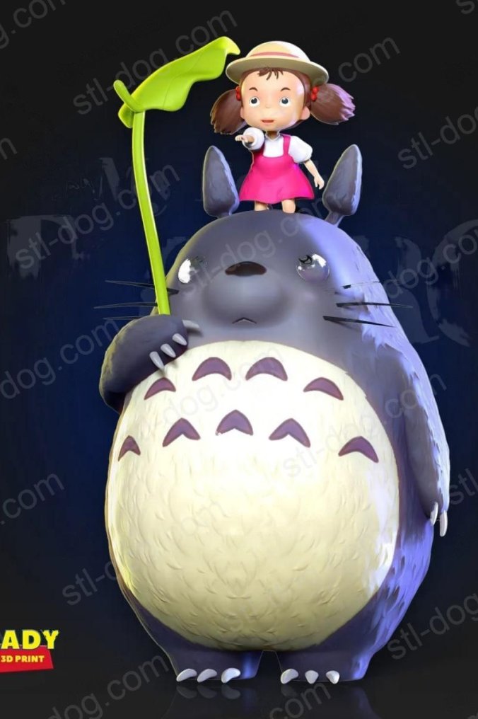 龙猫(My Neighbor Totoro) 3D打印图纸